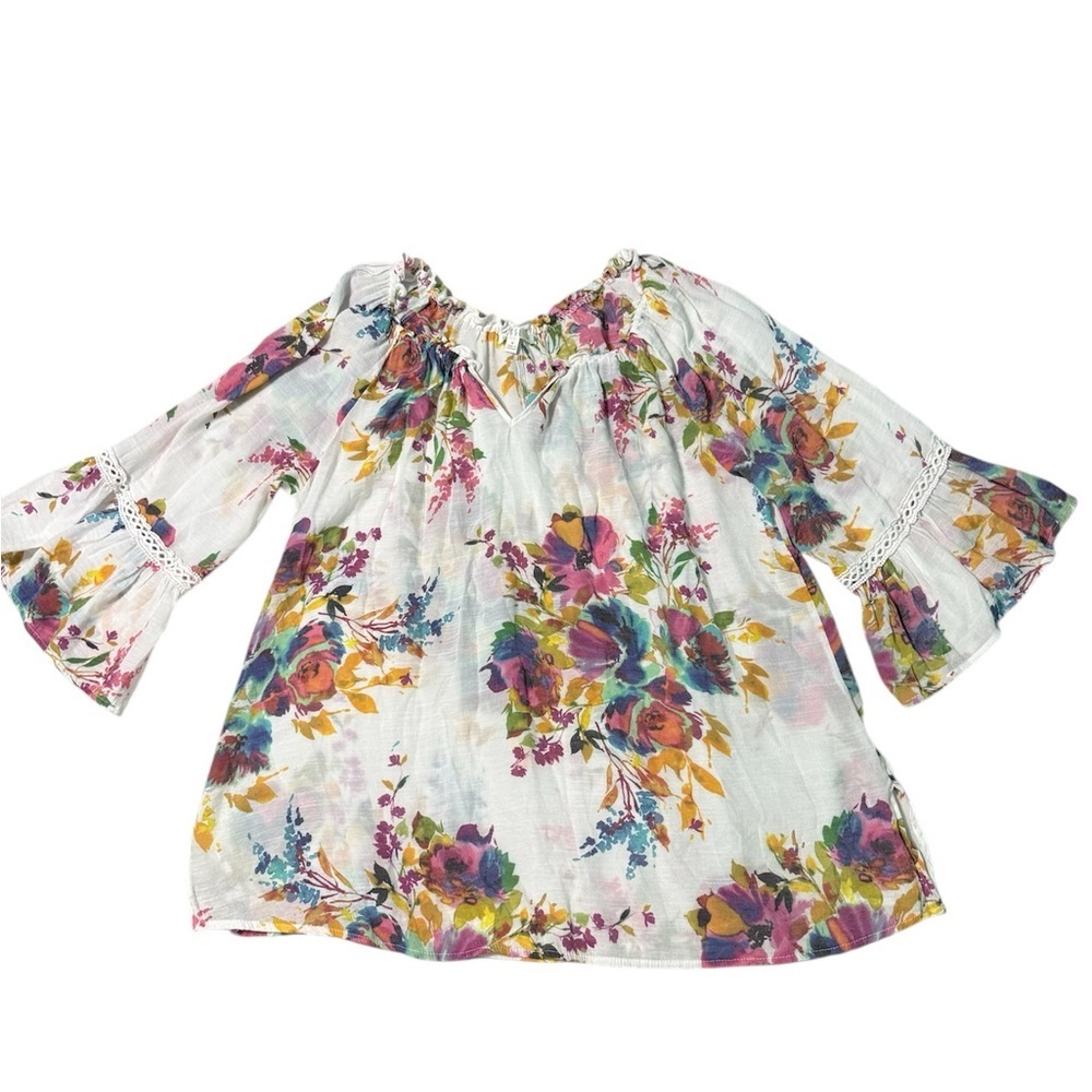 Spence blouse with a floral pattern Size 1X - Picture 2 of 5